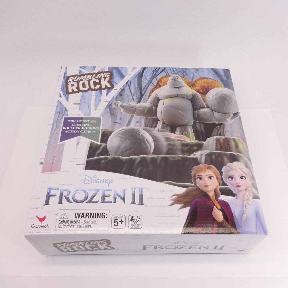 KIDS BOARD GAME DISNEY FROZEN II RUMBLING ROCK - Picture 9 of 11